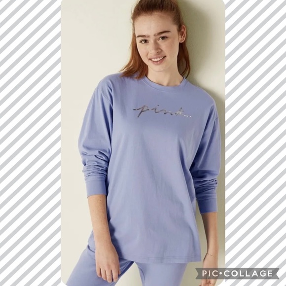 Victoria’s Secret Pink Size 2X Bling Long Sleeved
Campus Tee Bling Joggers VS - Picture 4 of 10